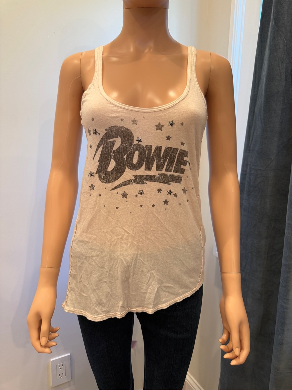 Chaser Bowie Graphic Racerback Tank Top